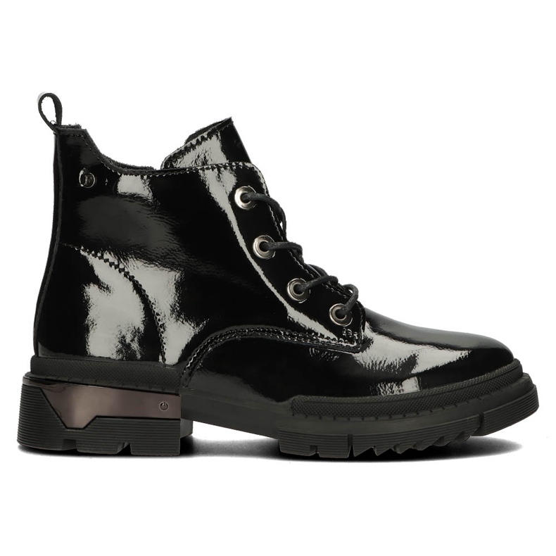 Botas Lacadas Quentes Filippo DBT4173 BK preto