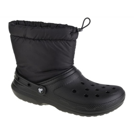 Bota Crocs Classic Forrada Neo Puff 206630-060 preto