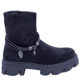 PA1 Bota rasa Connie Black preto PA1 Bota rasa Connie Black preto