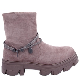 PA1 Botas rasas Connie Taupe bege