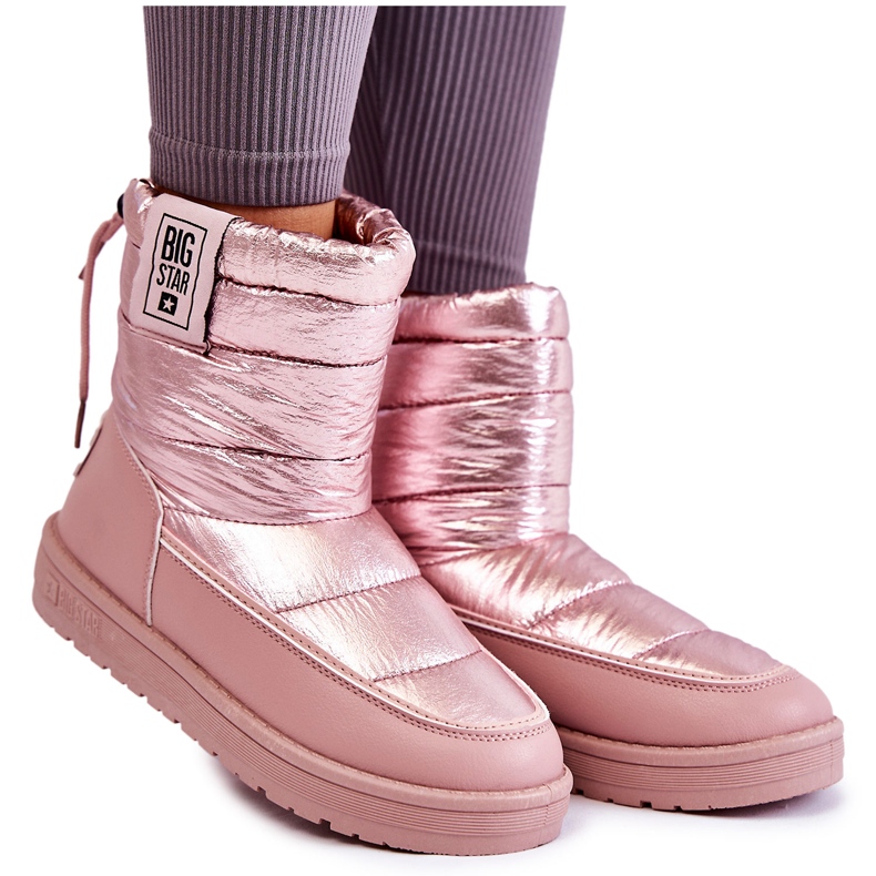 Botas de neve para mulher Big Star II274119 Rosa