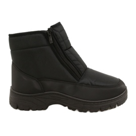 News Botas de neve para homem com fecho de correr Notícias 22MN26-5011 preto