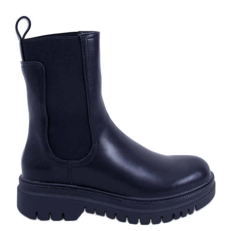 BM Botas Chelsea de cano alto Earth Black preto
