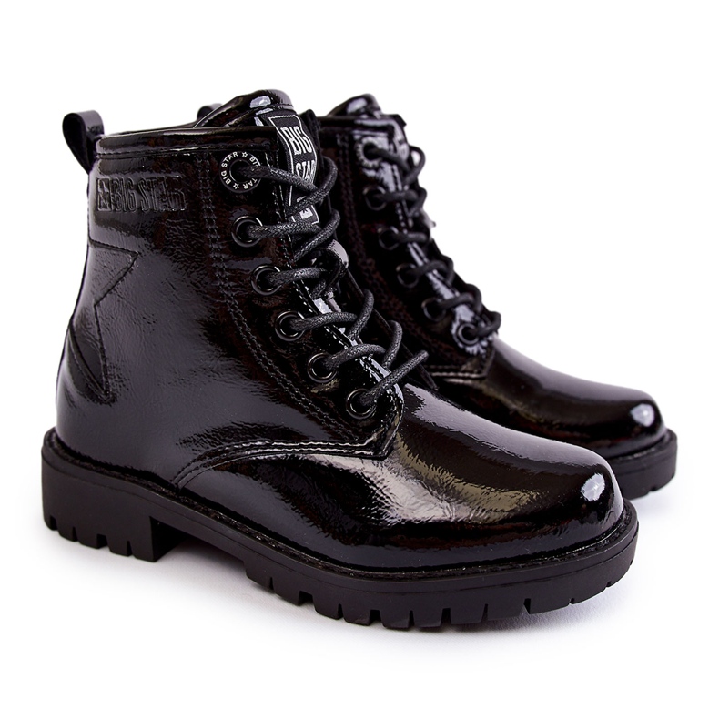 Botas Quentes Lacadas Infantil Big Star II374045 Preto