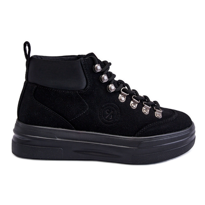 Botas pretas Cross Jeans KK2R4074C Preto