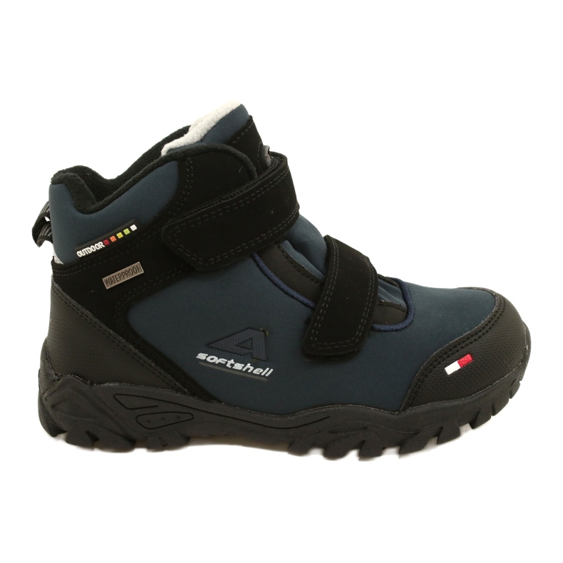 Botas American Club Softshell com membrana WT69 Navy preto azul marinho