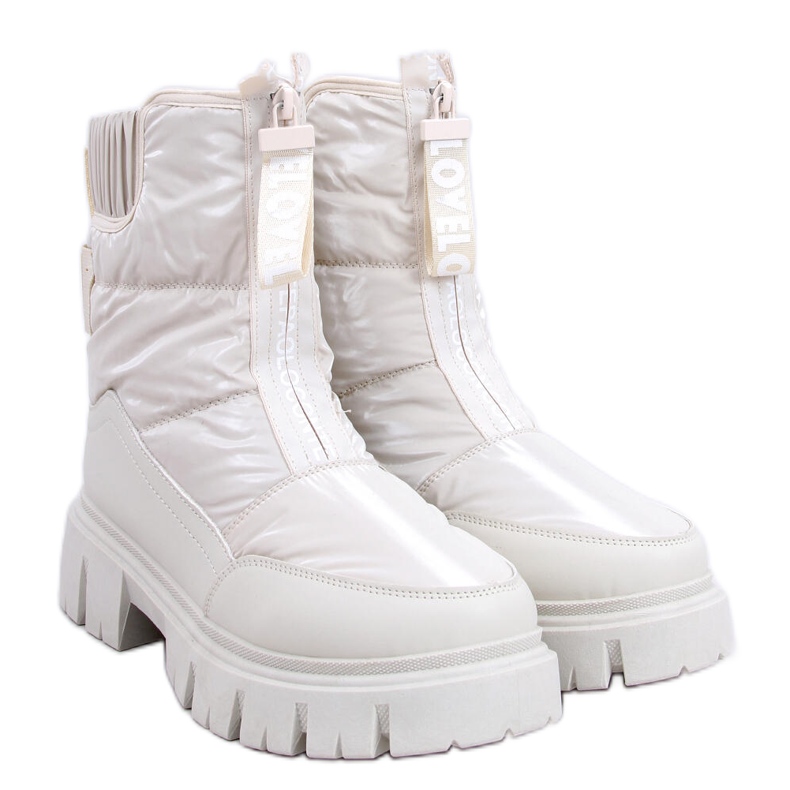 PA1 Botas de neve com isolamento Joanie Beige bege
