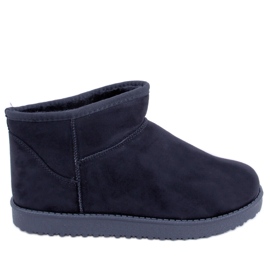 PA1 Botas curtas de neve Emusy, Aliana Black. preto