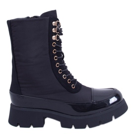 BM Botas com cadarço Merced Black preto BM Botas com cadarço Merced Black preto