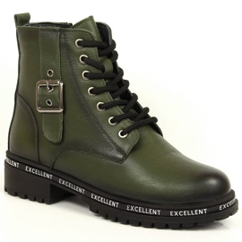 Botas verdes para mulheres botas com isolamento T.Sokolski