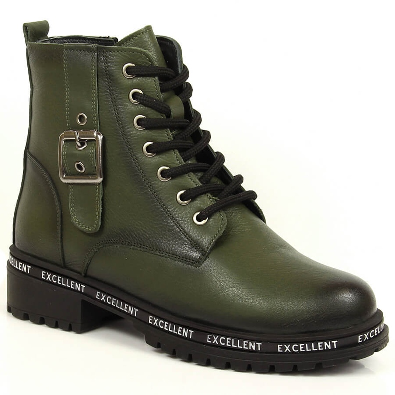 Botas verdes para mulheres botas com isolamento T.Sokolski
