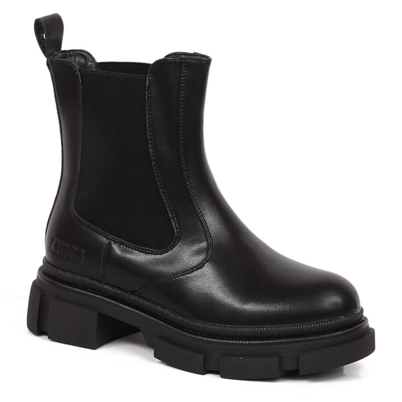 Botas Jodhpur em couro preto, Big Star com isolamento preto KK274485