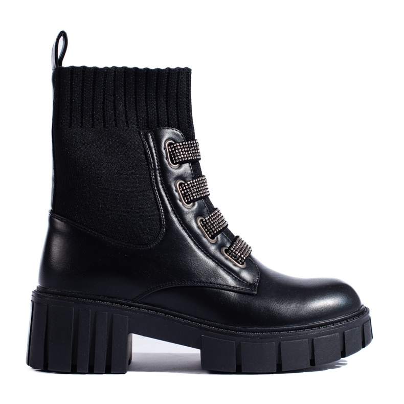 Botas pretas femininas preto