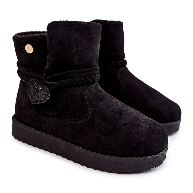 Vinceza Botas de neve para crianças Black May preto