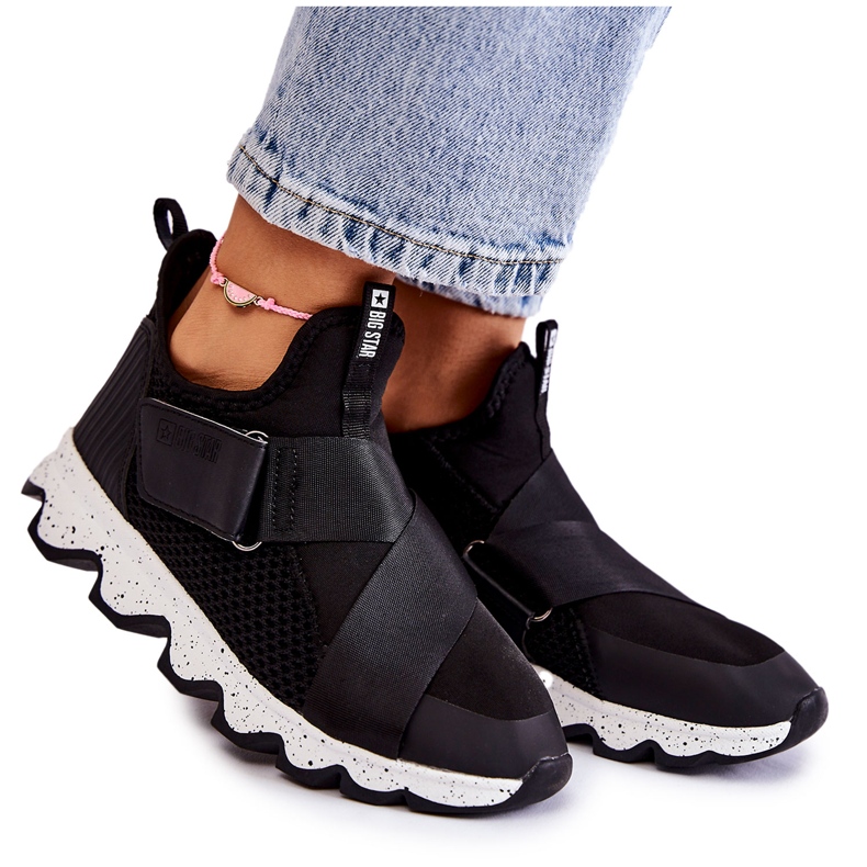 Tênis feminino Big Star KK274547 Preto