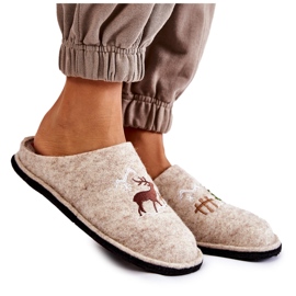 Chinelos domésticos Big Star KK276016 Bege