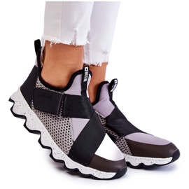 Tênis feminino Big Star KK274546 Cinza-Preto