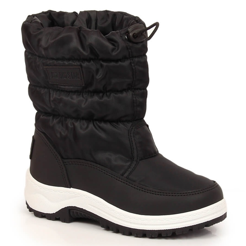 Botas de neve para crianças, isoladas pretas Big Star KK374235 preto