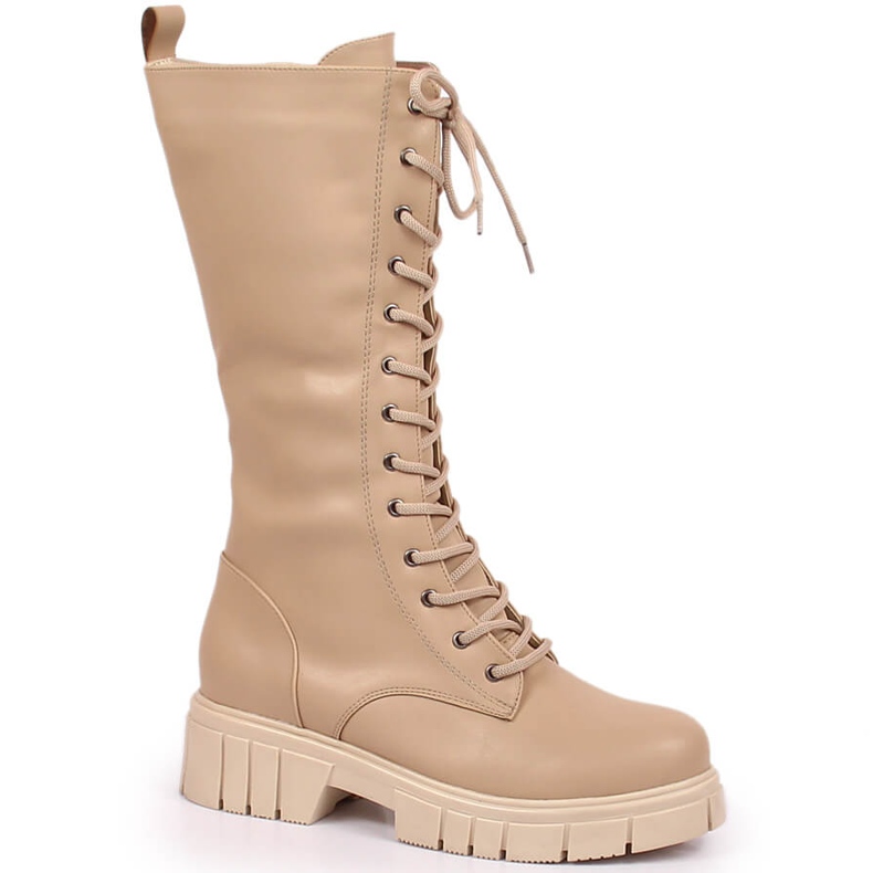 Botas femininas, botas quentes, bege T.Sokolski Botas femininas, botas quentes, bege T.Sokolski