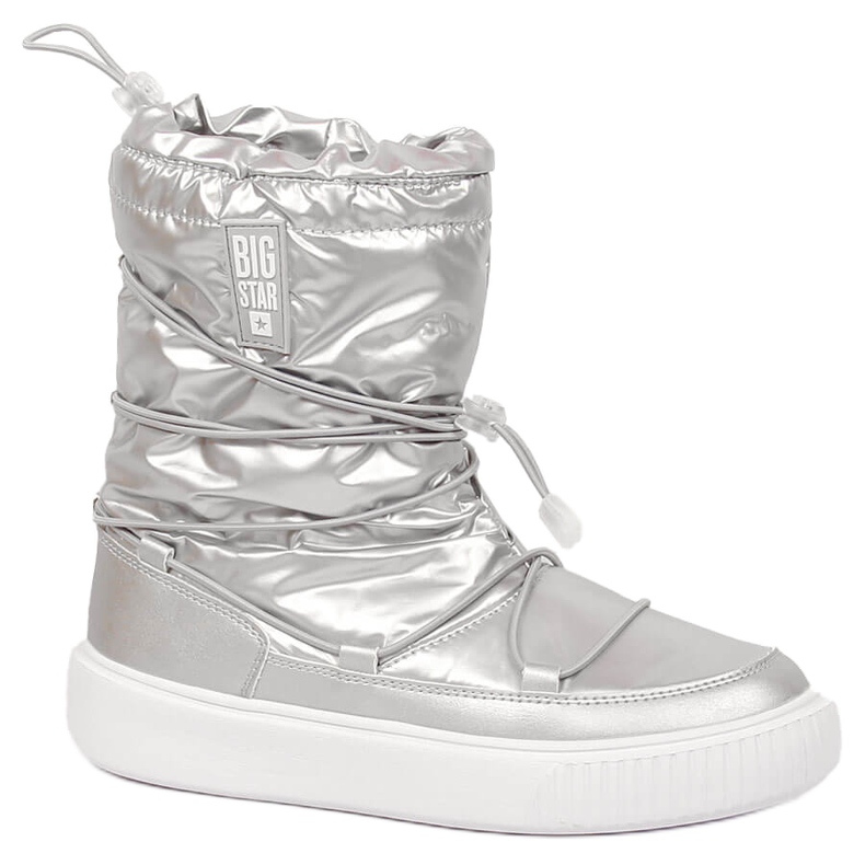 Botas de neve metálicas prateadas Big Star KK274195 prata