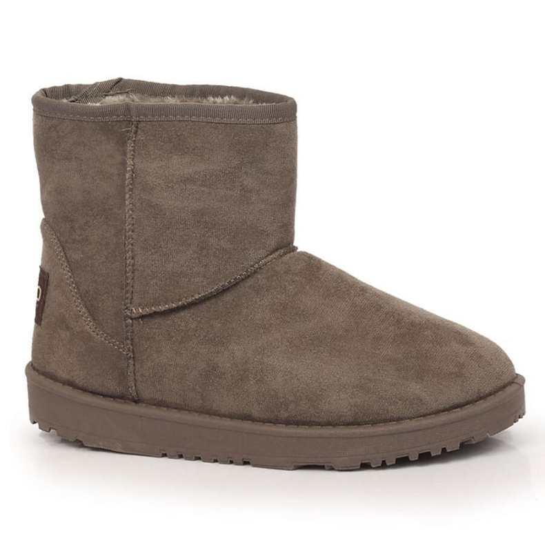 Botas de neve de camurça com isolamento NEWS W EVE186B castanho