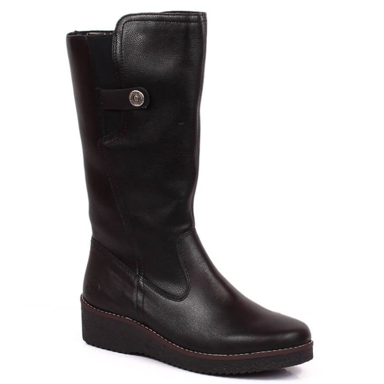 Botas confortáveis isoladas com lã de ovelha Rieker W RKR548 preto Botas confortáveis isoladas com lã de ovelha Rieker W RKR548 preto