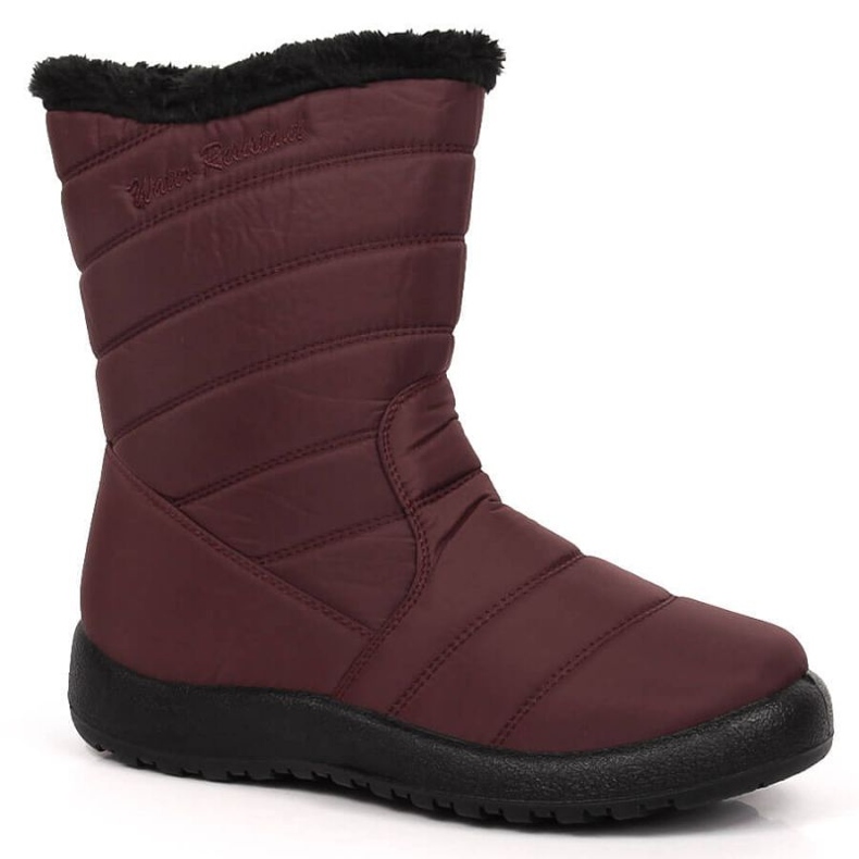 Botas de neve com isolamento NEWS W EVE378B vermelho
