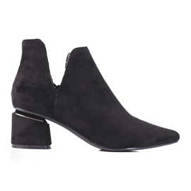 Botas pretas de mulher com corte Shelovet preto