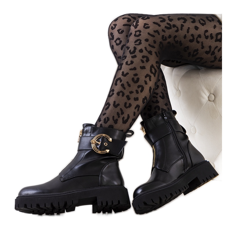 Botas pretas de mulher Gravi preto