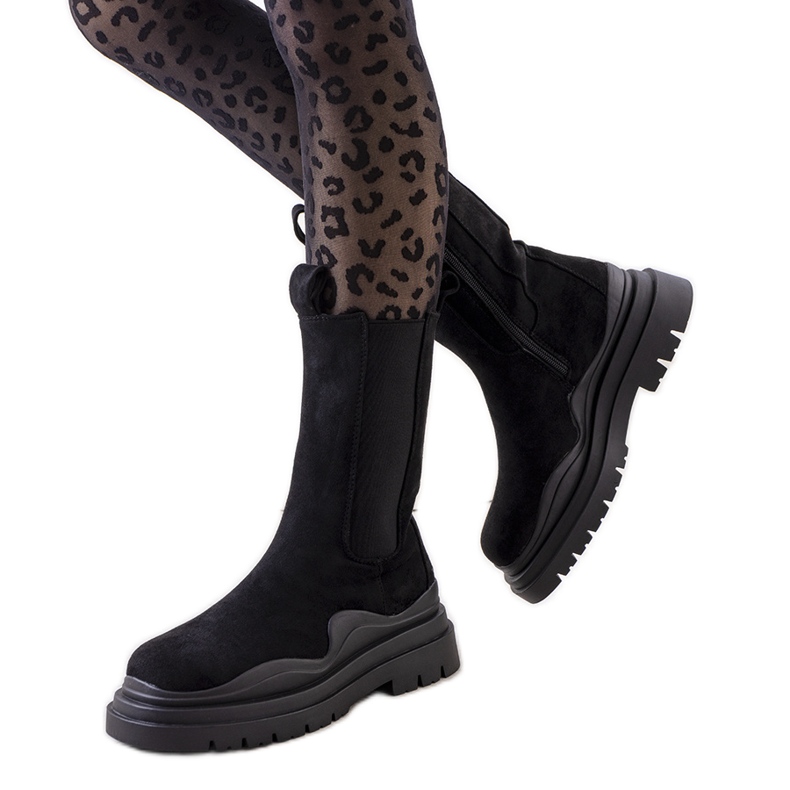 Botas plataforma Black Algade preto