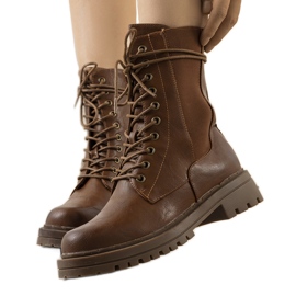 PA1 Botas de mulher castanhas Bromley marrom