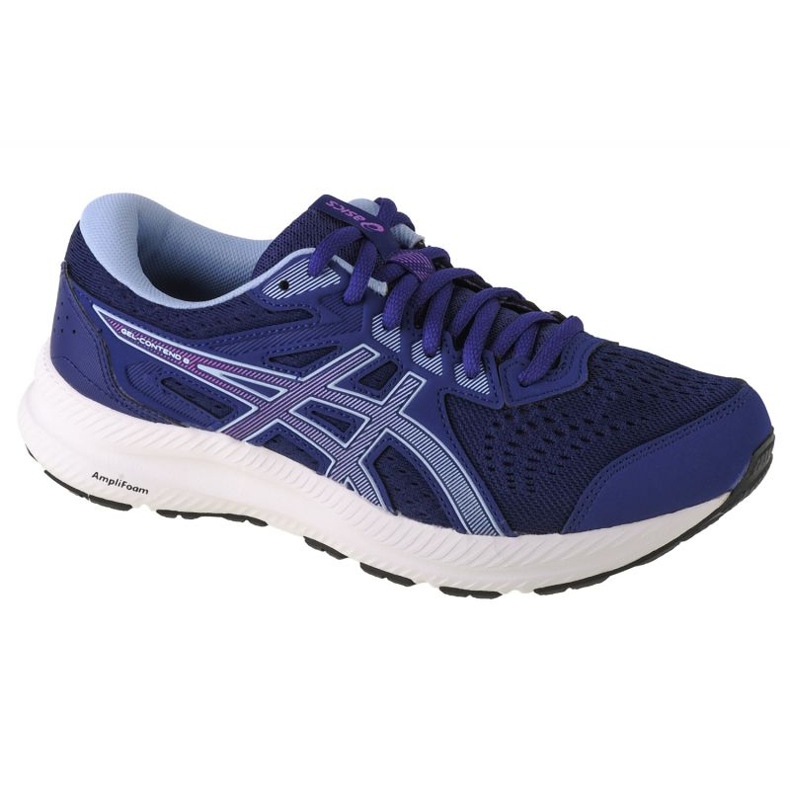 Tênis de corrida Asics Gel Contend 8 W 1012B320-402 azul marinho multicolorido