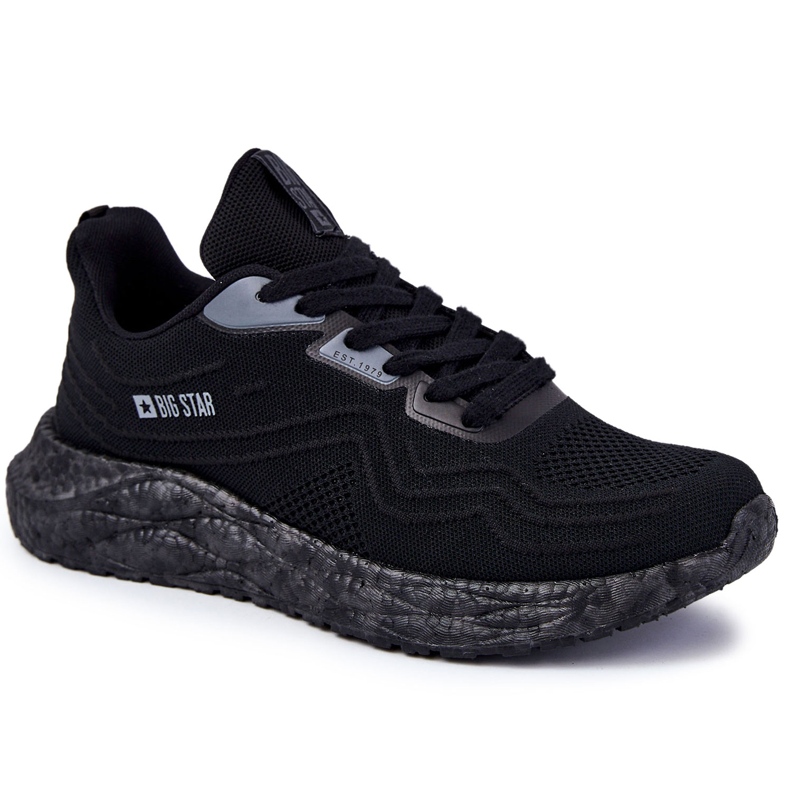 Tênis esportivo masculino leve Big Star KK174018 preto