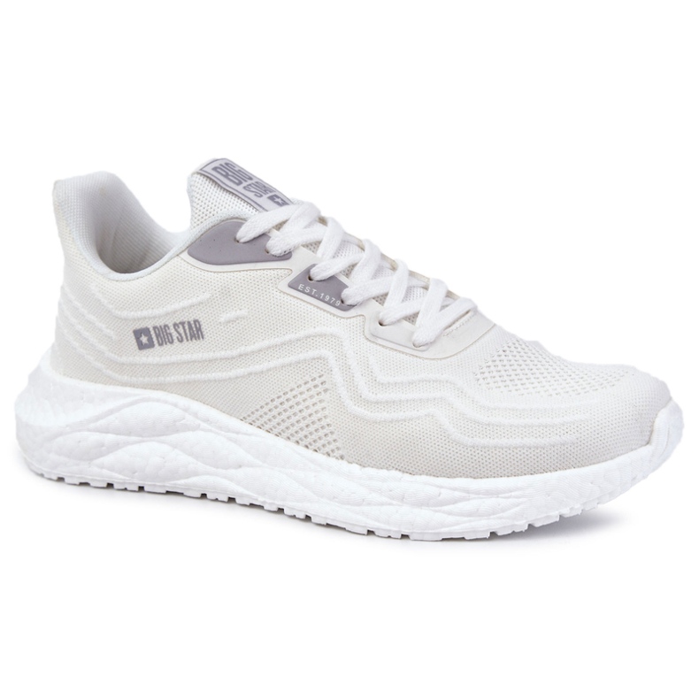 Tênis esportivo masculino leve Big Star KK174017 branco