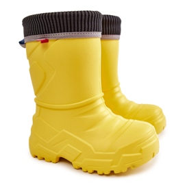BEFADO S.A. Botas de chuva aquecidas infantil Befado 162X302 Amarelo