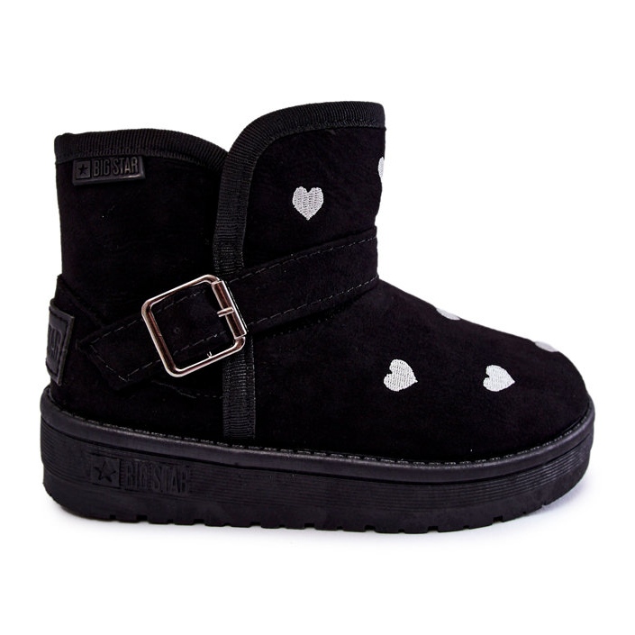 Botas de neve infantil pretas Big Star KK374243 preto