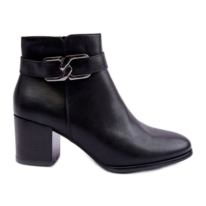 Sergio Leone Botas femininas quentes com decoração preta de Astrid preto