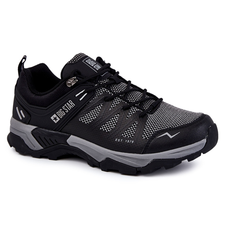 Sapatos Esportivos Masculinos Espuma de Memória Big Star KK174105 Preto