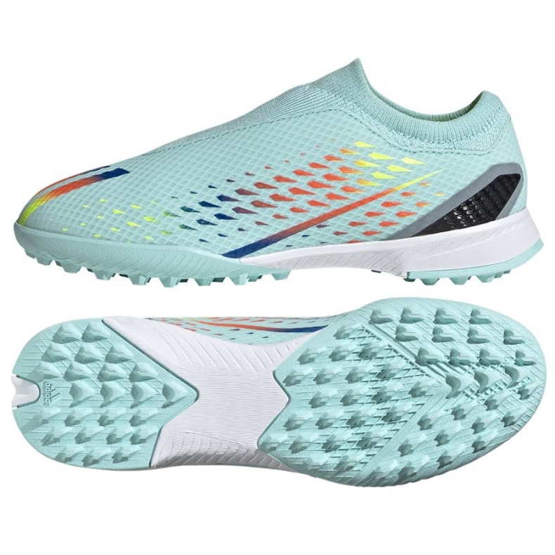 Chuteiras Adidas X Speedportal.3 Ll Tf Jr GW8477 azul azul