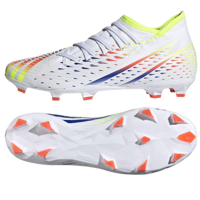 Chuteira Adidas Predator Edge.3 Fg M GW1002 branco branco