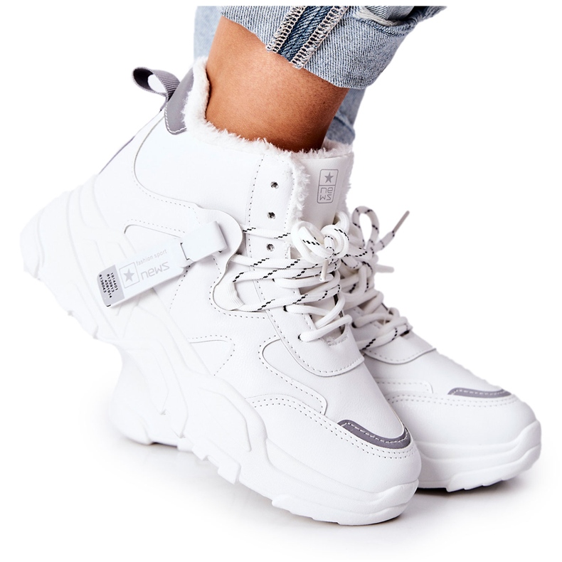 News Tênis feminino branco quente Snow Kaphia 21BT26-4356