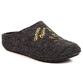 Filippo Chinelos de feltro conforto Panto Fino W INT1768 cinza Filippo Chinelos de feltro conforto Panto Fino W INT1768 cinza