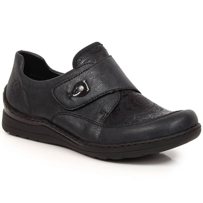 Sapatos de velcro Rieker W RKR549 azul marinho