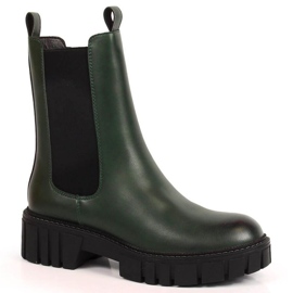 Botas na plataforma isoladas Sergio Leone W SK393 verde