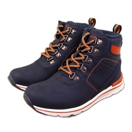 Botas de menino com zíper azul marinho McKeylor