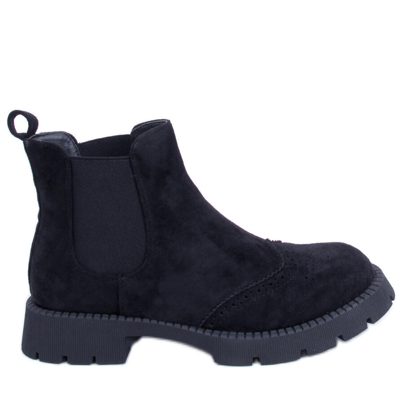 PA1 Botas Chelsea de mulher Ethel Black preto