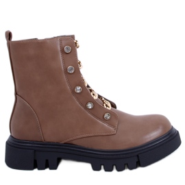 PA1 Botas militares Lopez Taupe marrom