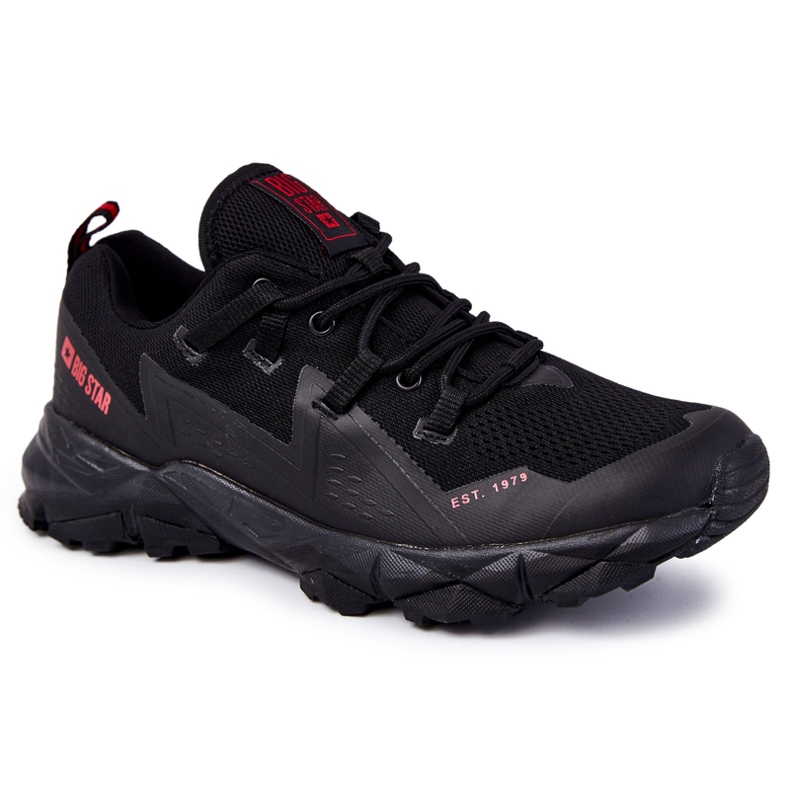 Tênis esportivo masculino Memory Foam Big Star KK174109 Preto