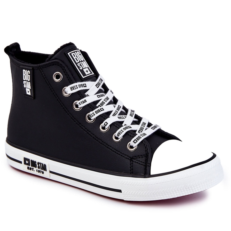 Tênis masculino com isolamento alto Big Star KK274346 preto