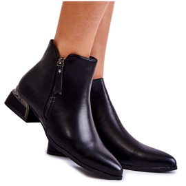 PS1 Botas femininas quentes de couro pretas Laufey preto PS1 Botas femininas quentes de couro pretas Laufey preto